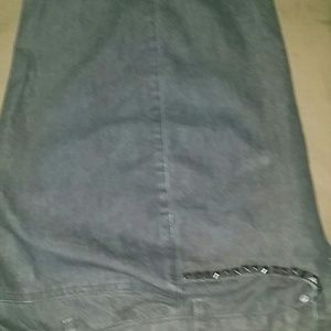 Dark Jean like Capris